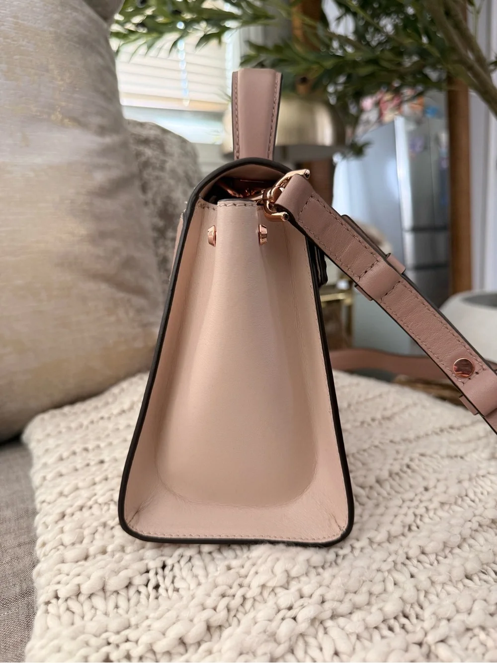 Michael Kors structured leather
